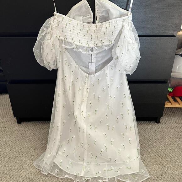 For Love & Lemons X Revolve Sand Dollar Mini Dress - M - Picture 7 of 7